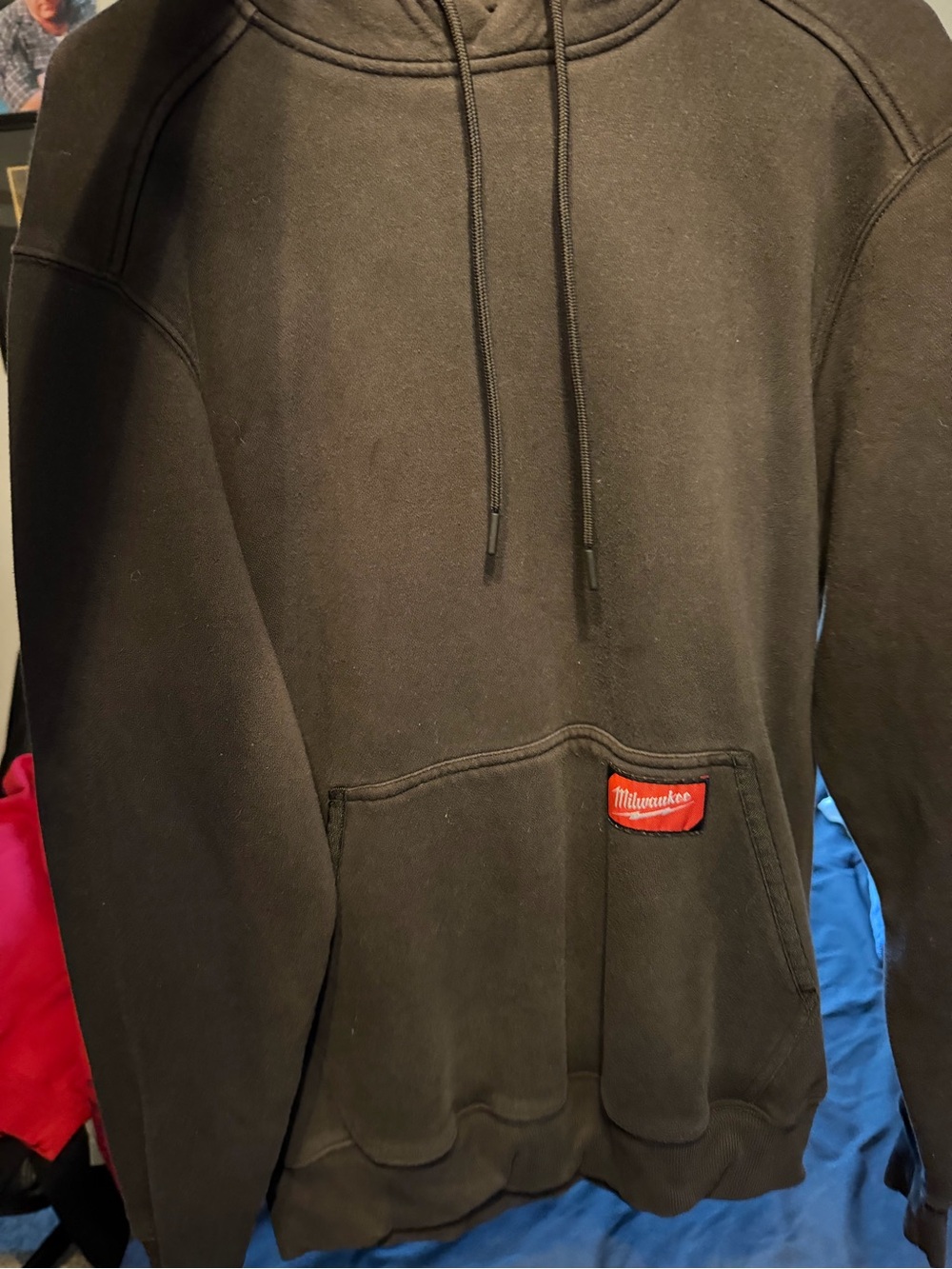 Milwaukee Men's Black Hooded Sweatshirt
